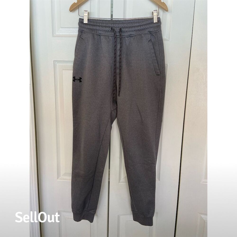 Under Armour Men's Gray ColdGear Joggers Size Standard M Activewear Pants